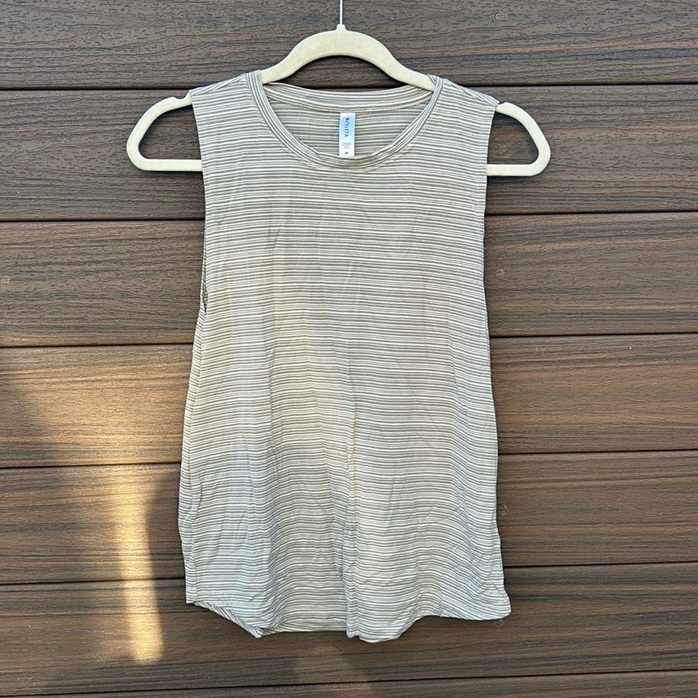 Athleta striped tank top